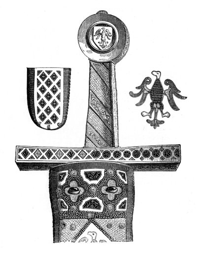 Miecz Karola Wielkiego, XVIII w., 1870 r autorstwa Unbekannt