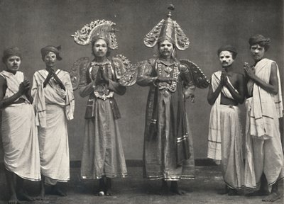 Scena z Shakuntalavilasa, sztuki Shakuntala, 1926 autorstwa Unbekannt