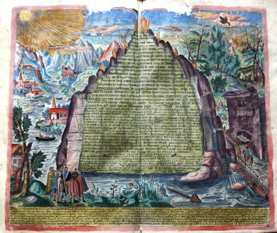 Tabula Smaragdina Szmaragdowa Tablica Hermesa Trismegistosa, 1609. autorstwa Unbekannt