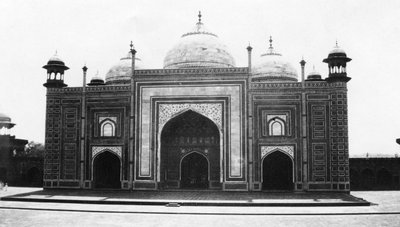 Meczet lub meczet Taj Mahal, Agra, Indie, 1916-1917 autorstwa Unbekannt