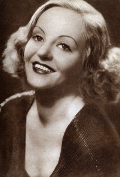 Tallulah Bankhead, amerykańska aktorka, prowadząca talk-show i bonne vivante, 1933 autorstwa Unbekannt