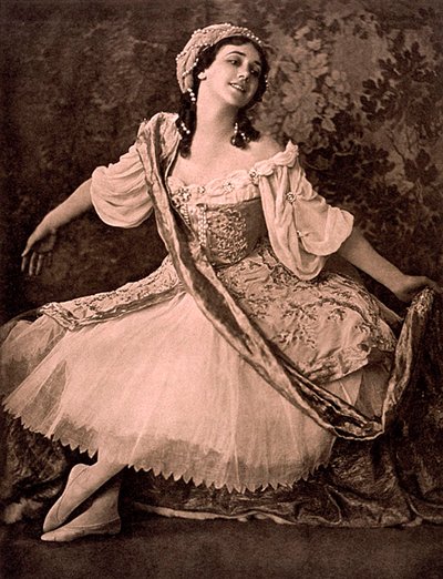 Tamara Karsavina, rosyjska baletnica, w balecie Nikołaja Czerepnina Le Pavillon dArmide, 1913 autorstwa Unbekannt