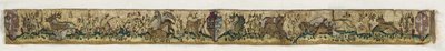 Obramowanie z gobelinem, 1400-1450. autorstwa Unbekannt