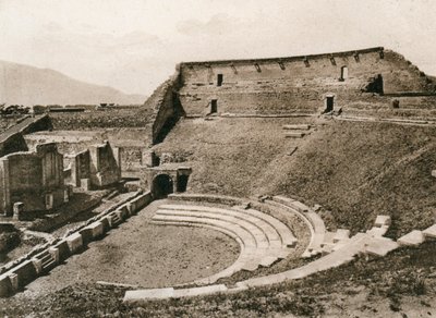Teatr Tragiczny, Pompeje, Włochy, ok. 1900 autorstwa Unbekannt