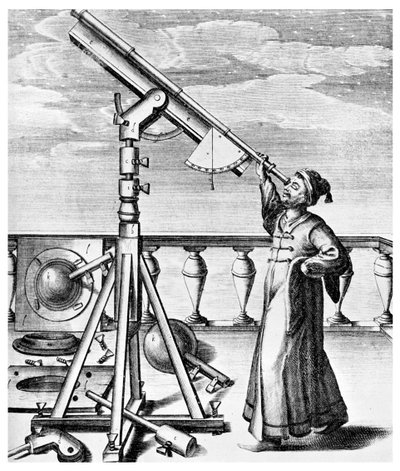 Teleskop z Selenografii, 1647 1956 autorstwa Unbekannt