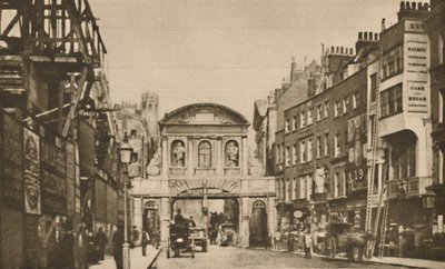 Temple Bar: Granica miasta w Strandzie w roku 1878, c1935. autorstwa Unbekannt