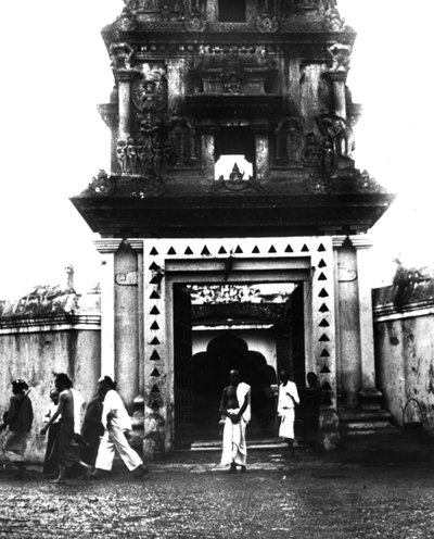 Świątynia, Singapur, 1900 autorstwa Unbekannt