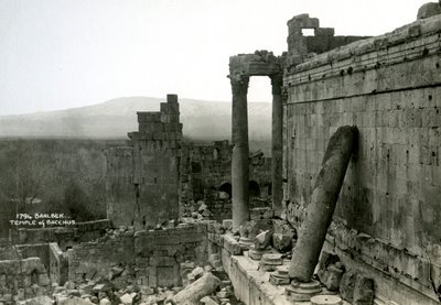 Świątynia Bachusa, Baalbek, Liban, ok. 1920- ok. 1930 autorstwa Unbekannt