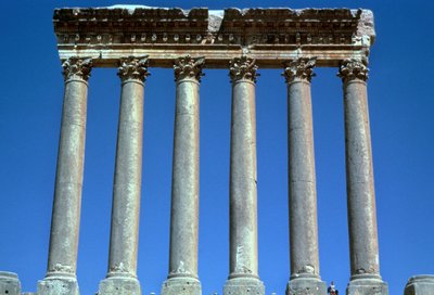 Świątynia Heliopolita Zeusa, Baalbek, Liban, 10-249 AD autorstwa Unbekannt