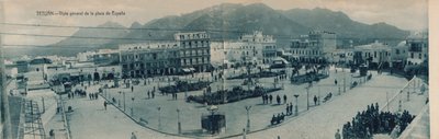 Tetuan - Widok ogólny Plaza de Espana, ok. 1910. autorstwa Unbekannt