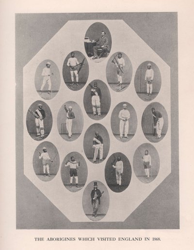 Aborygeni, którzy odwiedzili Anglię w 1868, 1912. autorstwa Unbekannt