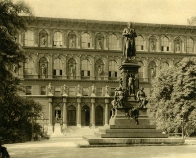 Akademia Sztuk Pięknych i pomnik Schillera, Wiedeń, Austria, c1935. autorstwa Unbekannt