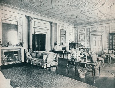 Salon Adama, Stoke Edith, ok. 1909 r. autorstwa Unbekannt