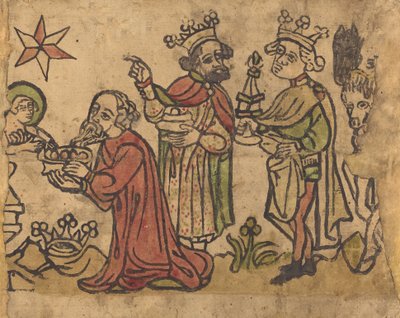 Adoracja Trzech Króli, c. 14001430. autorstwa Unbekannt