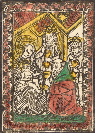 Adoracja Trzech Króli, c. 14701480. autorstwa Unbekannt