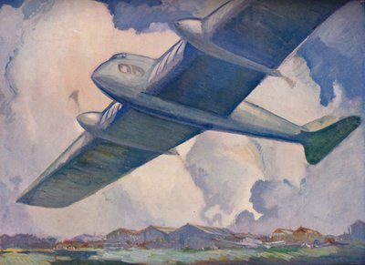 Samolot przyszłości, 1927 autorstwa Unbekannt