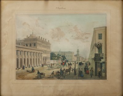 Pałac Aniczkowa w Sankt Petersburgu, koniec lat 40. XIX wieku. autorstwa Unbekannt