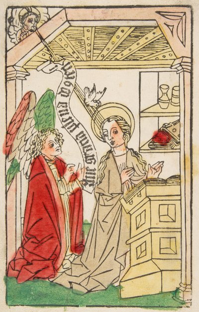 Zwiastowanie, ok. godz. 1460-70. autorstwa Unbekannt