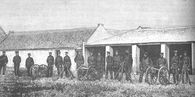 Artyleria Republiki Południowej Afryki, ok. 1880 r. autorstwa Unbekannt
