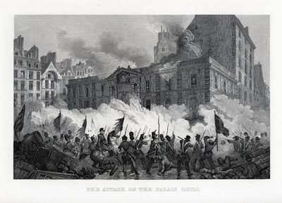 Atak na Pałac Królewski, 1882 r. autorstwa Unbekannt