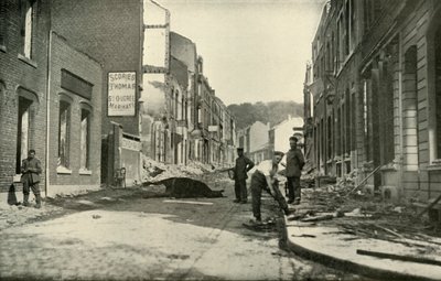 Avenue De Maastricht, Visé, 1919. autorstwa Unbekannt