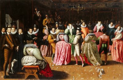 Bal na dworze Henryka III z Francji, 1575-1600. autorstwa Unbekannt