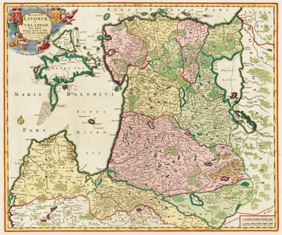 Morze Bałtyckie Od: Nova Tabula, 1705 autorstwa Unbekannt