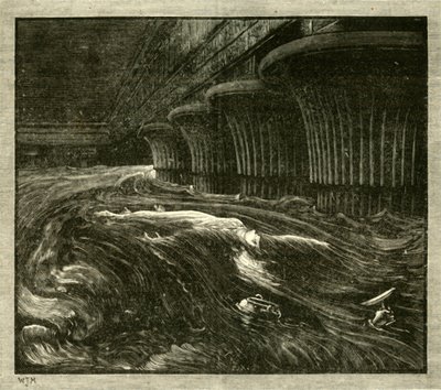 Bankiet Nitocrisa, 1890. autorstwa Unbekannt