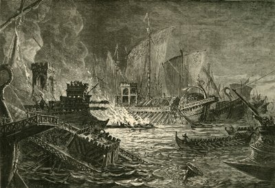 Bitwa pod Akcjum, 1890. autorstwa Unbekannt