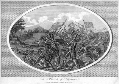 Bitwa pod Agincourt, 1415, 1792 autorstwa Unbekannt