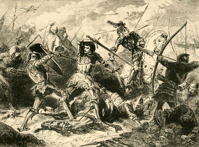 Bitwa pod Agincourt, 1415, 1890. autorstwa Unbekannt