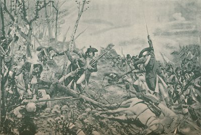 Bitwa pod Jemmapes, niedaleko Mons, Belgia, 6 listopada 1792, 1896 autorstwa Unbekannt