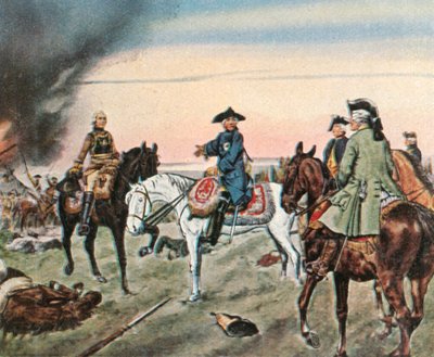 Bitwa pod Zorndorfem, 25 sierpnia 1758, 1936. autorstwa Unbekannt