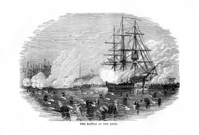 Bitwa pod beczkami, 6 stycznia 1778, 1872 autorstwa Unbekannt