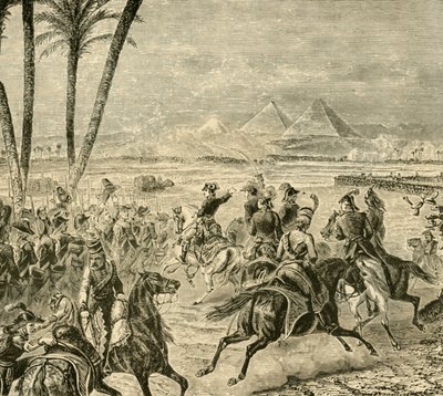 Bitwa pod piramidami, 1798, 1890. autorstwa Unbekannt