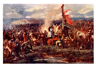 Bitwa o Standard, 1138 AD, XIX wiek autorstwa Unbekannt