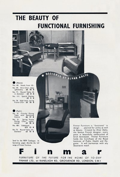 Piękno funkcjonalnego wyposażenia - Finmar, 1939 autorstwa Unbekannt
