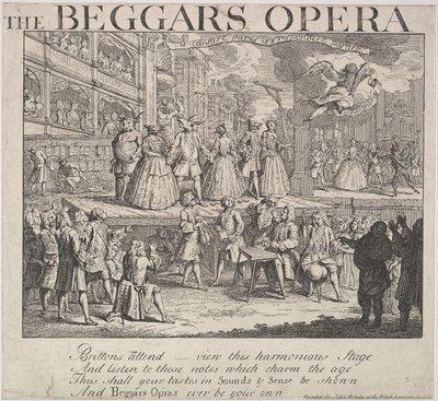 Opera żebraków, 1728. autorstwa Unbekannt