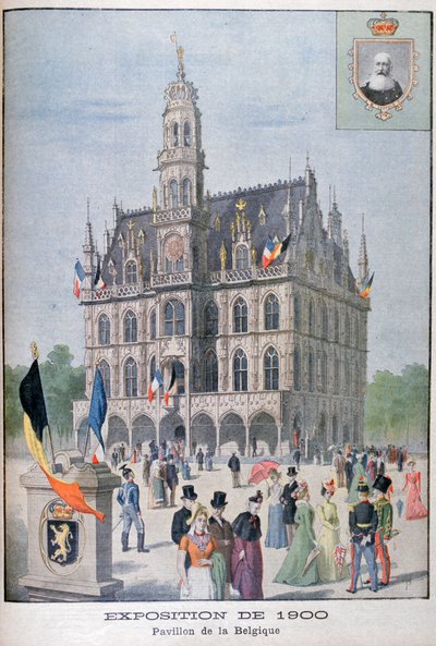 Pawilon Belgii na Wystawie Światowej 1900, Paryż, 1900 autorstwa Unbekannt