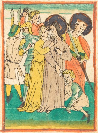 Zdrada Chrystusa, c. 14601465. autorstwa Unbekannt