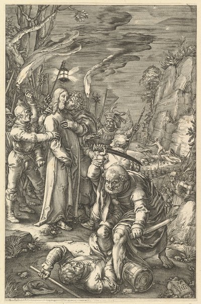 Zdrada Chrystusa, z Męki Pańskiej, ca. 1598-1617. autorstwa Unbekannt