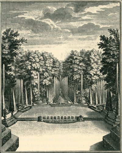 Bosquet Teatru Wodnego w ogrodach Wersalu, Francja, 1903. autorstwa Unbekannt