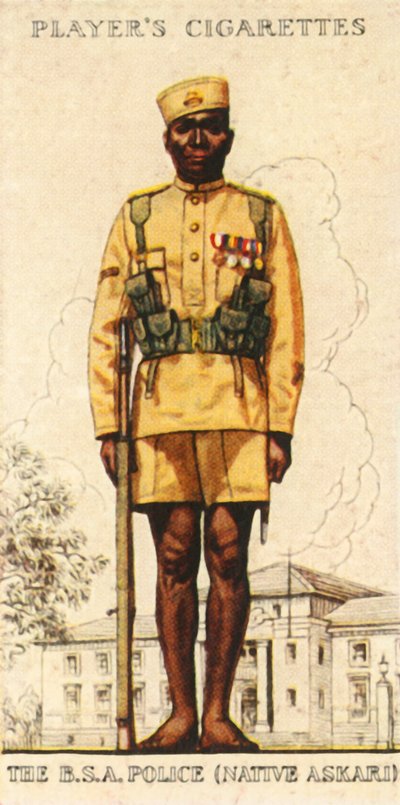 Rdzenny Askari z brytyjskiej policji południowoafrykańskiej, 1936. autorstwa Unbekannt