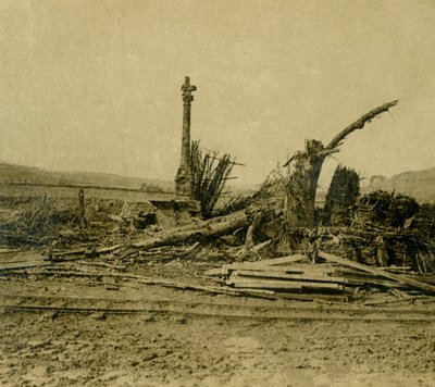 Kalwaria w Les Éparges, północna Francja, c1914-c1918. autorstwa Unbekannt