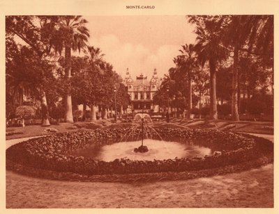Kasyno, Monte Carlo, 1930. autorstwa Unbekannt