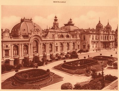 Kasyno, Monte Carlo, 1930. autorstwa Unbekannt