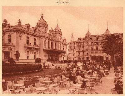 Casino and Hotel de Paris, Monte Carlo, 1930. autorstwa Unbekannt