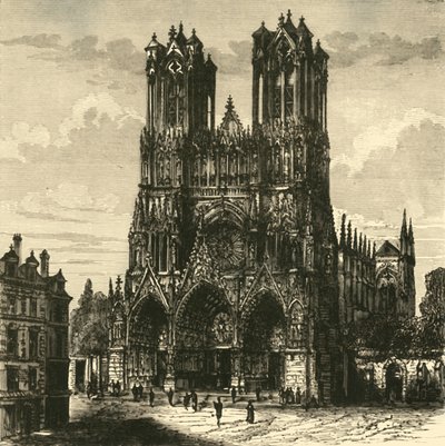 Katedra, Reims, 1890. autorstwa Unbekannt