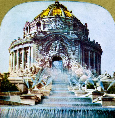 Centralna Kaskada z Targów Światowych, St Louis, Missouri. Stany Zjednoczone, 1904 autorstwa Unbekannt