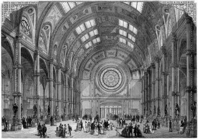 Centralny Hall, Alexandra Palace, Londyn, 1875 autorstwa Unbekannt